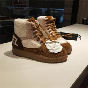 chanel fur boots replica shoes
