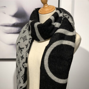 LV cashmere shawl scarf