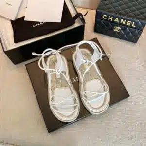 ???????????????????????? Summer boho strappy sandals white