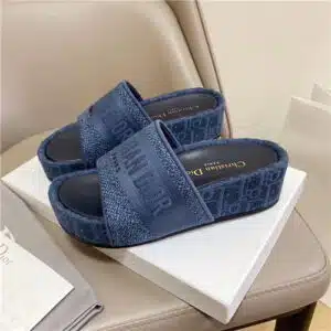 Dior platform slippers