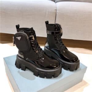 prada boots with pouch