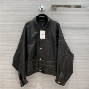 Balenciaga leather jacket replica clothing
