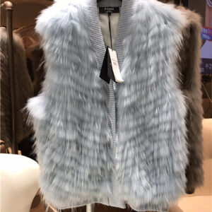fendi fox fur vest women replica clothing