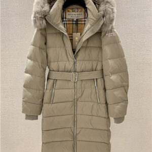 burberry long down jacket