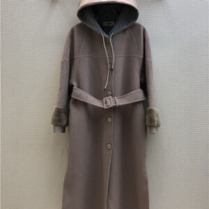 fendi cashmere hooded coat