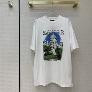 Balenciaga print short sleeve T-shirt