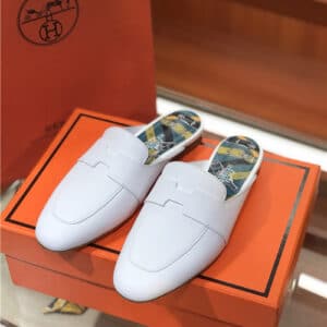 hermes loafers slippers
