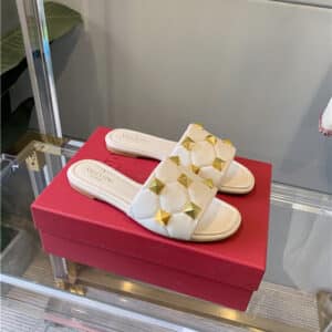 valentino flat slippers