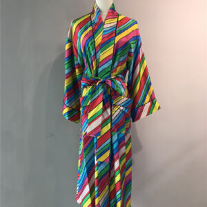 gucci silk striped pajamas nightgown