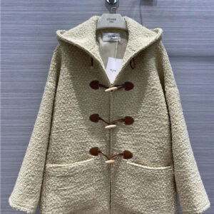 celine hooded coat jacket