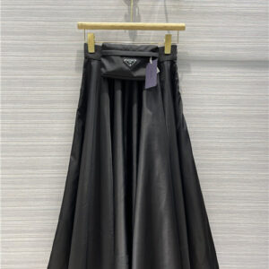 Prada waist bag long skirt