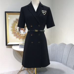 dior double breasted blazer dress