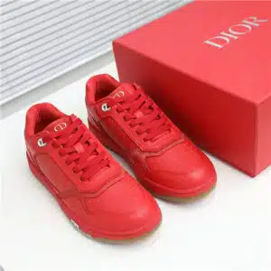 dior b27 sneaker women's red
