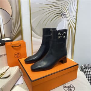 hermes stud ankle boots