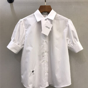 dior bubble rolled shirt