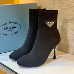 prada socks logo stretch boots