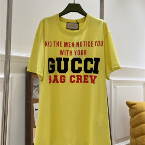gucci logo letter t shirt
