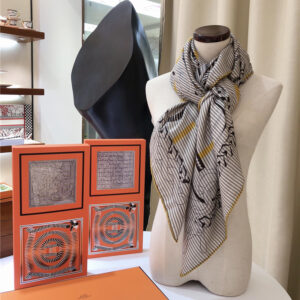 hermes cashmere silk shawl scarf