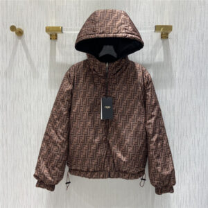 fendi FF double-sided quilted jacket