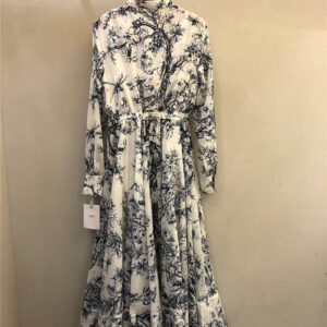 dior floral long dress