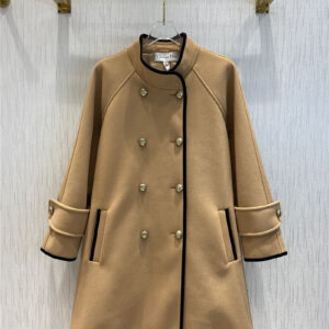 dior double-breasted khaki coat