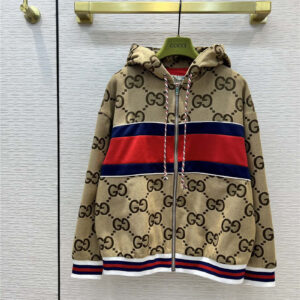 gucci gg zip hooded jacket