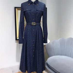 fendi letter FF jacquard dress