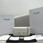 celine triomphe chain shoulder bag