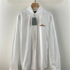 balenciaga white embroidered shirt