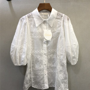 chloe embroidered shirt
