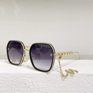 chanel chain square sunglasses