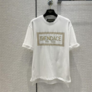 versace fendi FF print t shirt