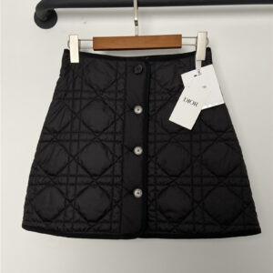 dior CD quilted cotton skirt