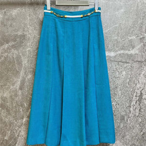 gucci lake blue skirt