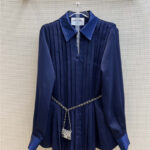 chanel pleated shirt