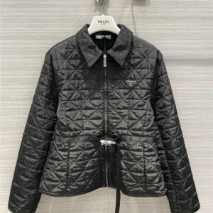 prada thin cotton quilted quilted jacket