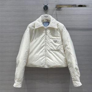 prada white down jacket