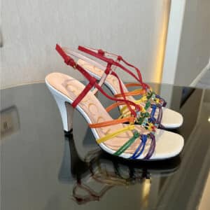 gucci new crystal embellished sandals