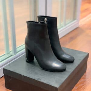 ysl logo classic high heel ankle boots