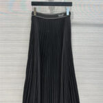 prada pleated long skirt