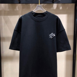 louis vuitton LV embroidery short-sleeved T-shirt