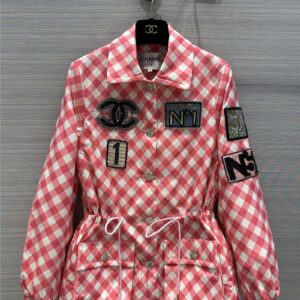 Chanel sequin embroidery rhombus cotton jacket