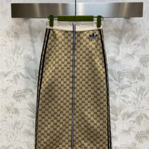 gucci joint clover series GG jacquard skirt