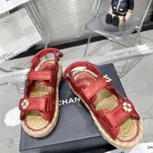 Chanel Classic Beach Velcro Sandals