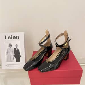 valentino vintage chunky heel shoes