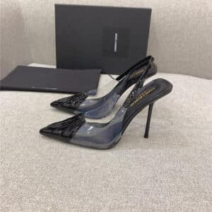 YSL new pointed high-heeled sandals