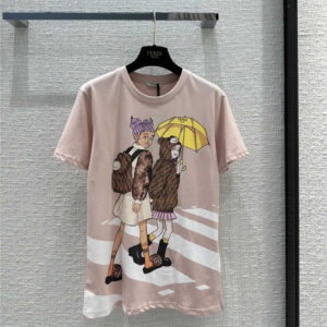 fendi early spring new comic style T-shirt
