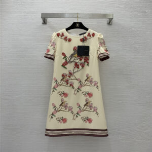 Dolce & Gabbana d&g round neck short-sleeved dress