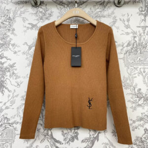 YSL early spring new knitted bottoming shirt