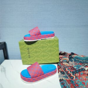 gucci latest limited edition platform sandals